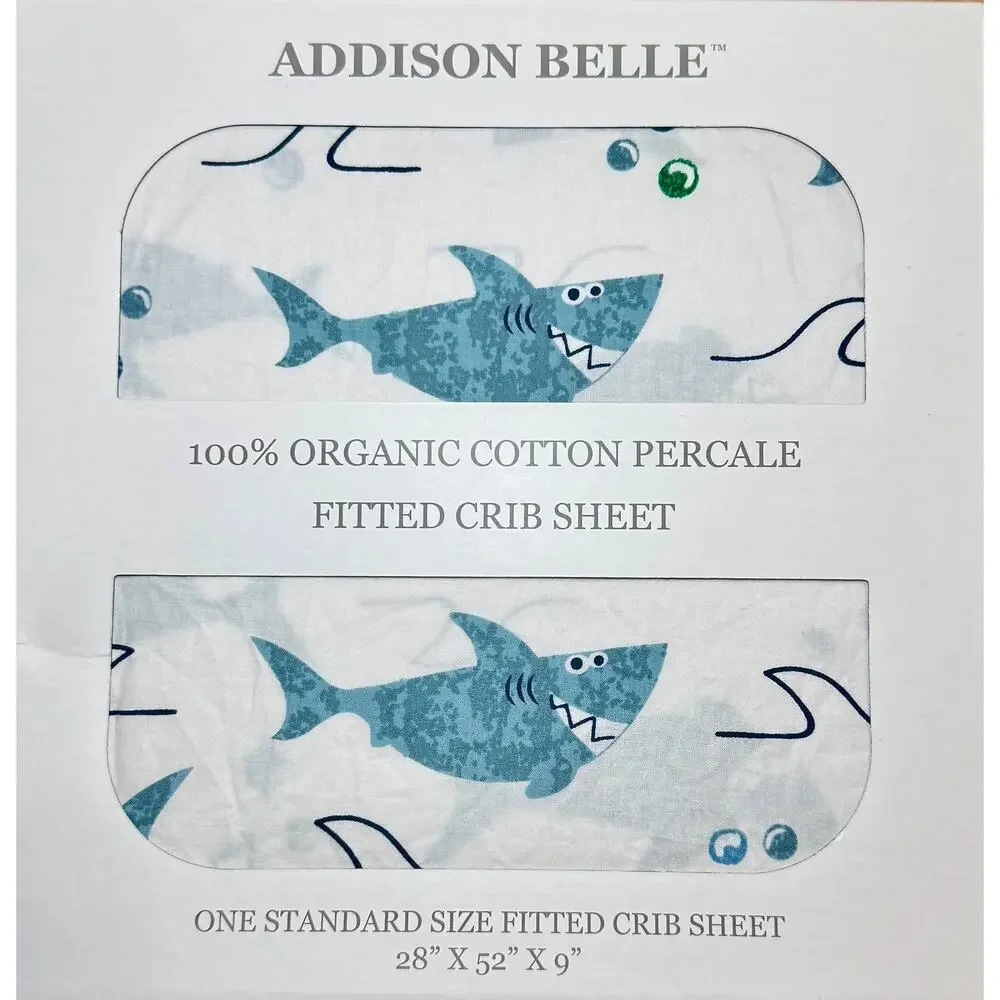 100% Cotton Fitted Crib Sheet - Premium Baby Bedding -Soft, Breathable & Durable